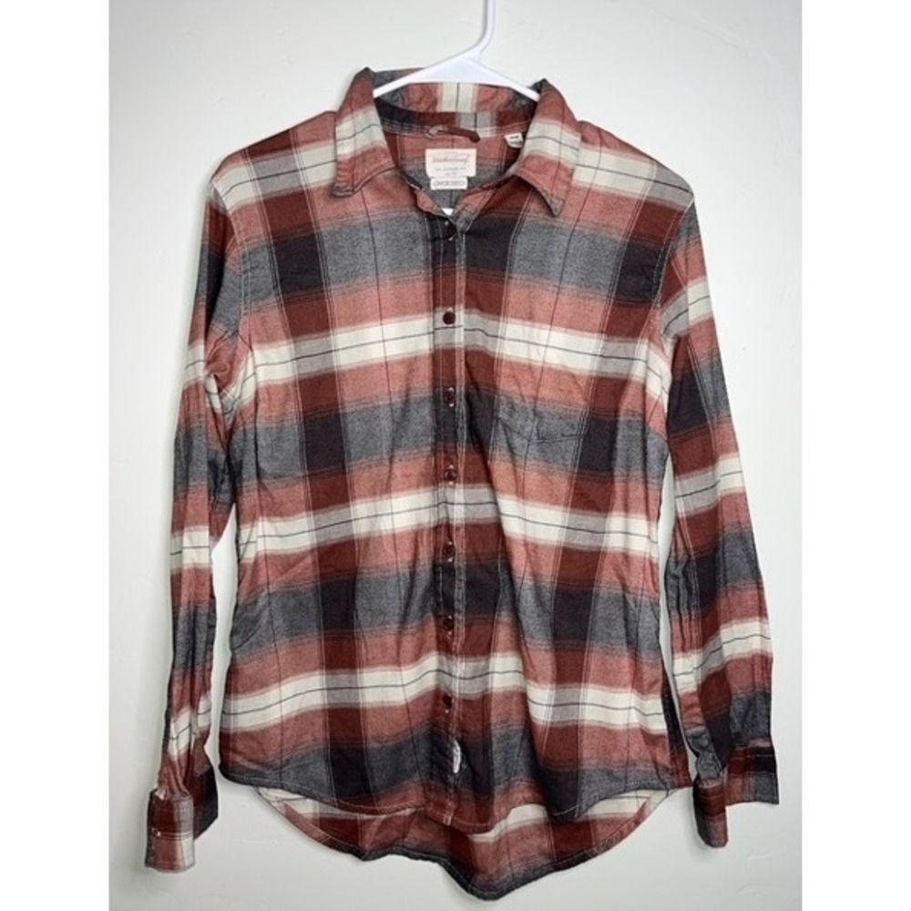 Weatherproof Vintage Men's Long-Sleeved Flannel Size Medium